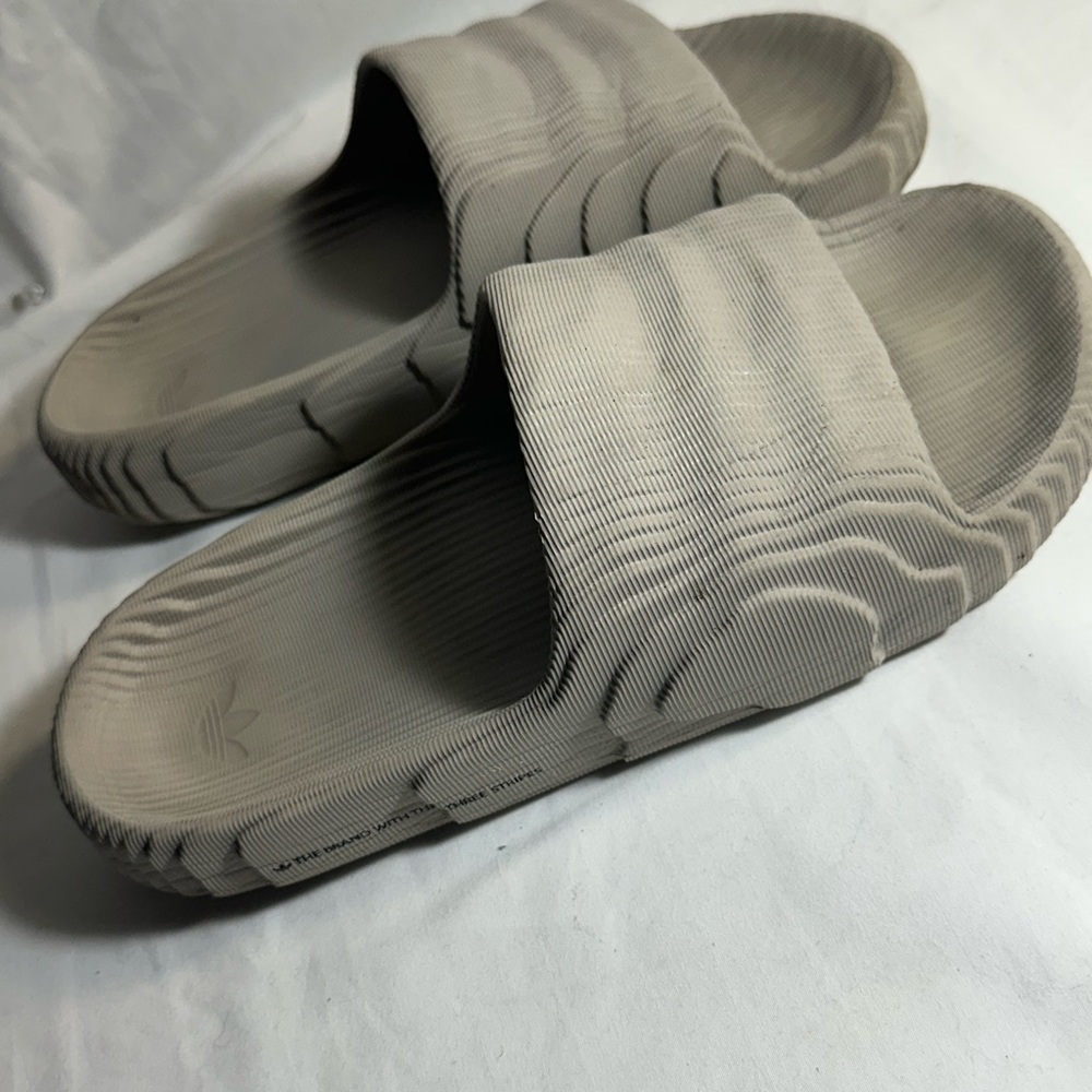 adidas Originals Gray Slide Sandals